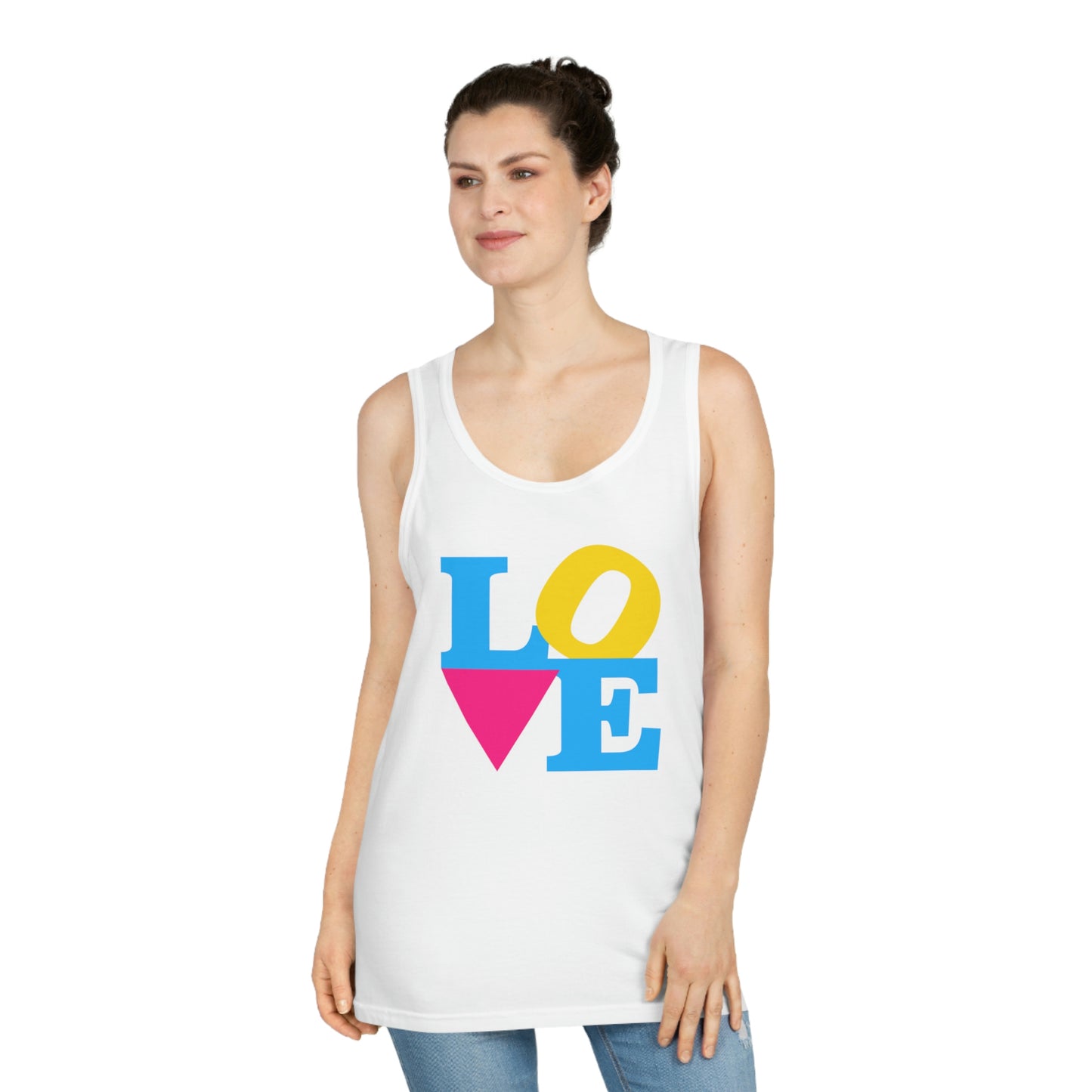 LOVE Tank Top - pansexual color deco