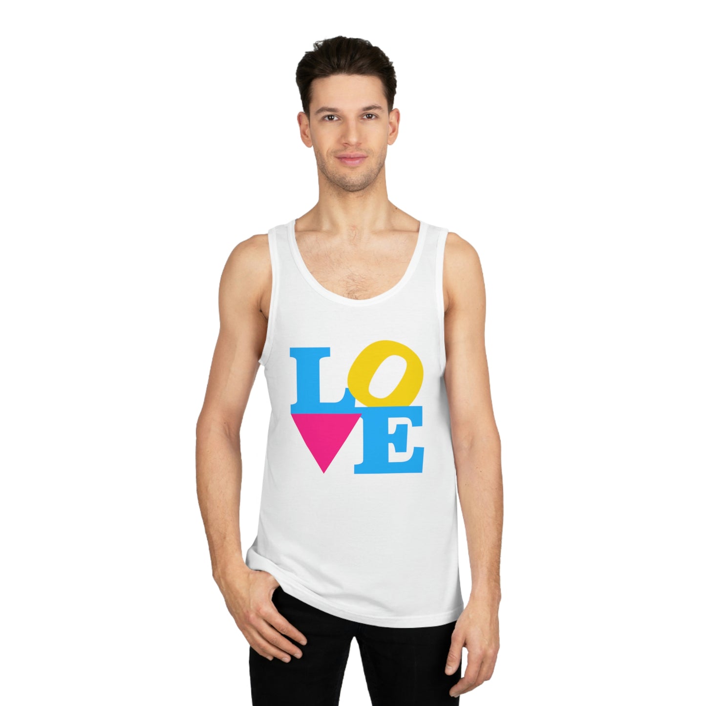 LOVE Tank Top - pansexual color deco