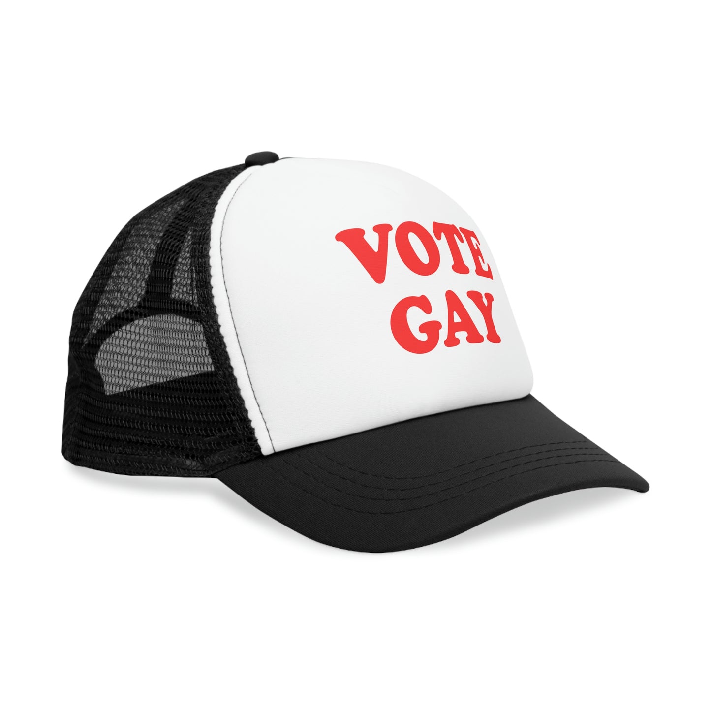 VOTE GAY Cap - red deco