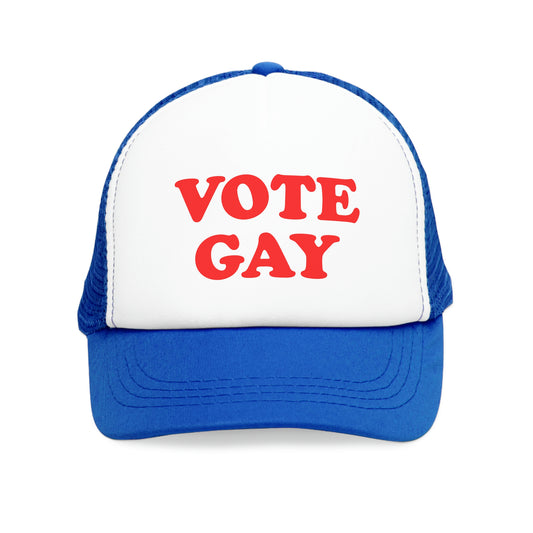 VOTE GAY Cap - red deco