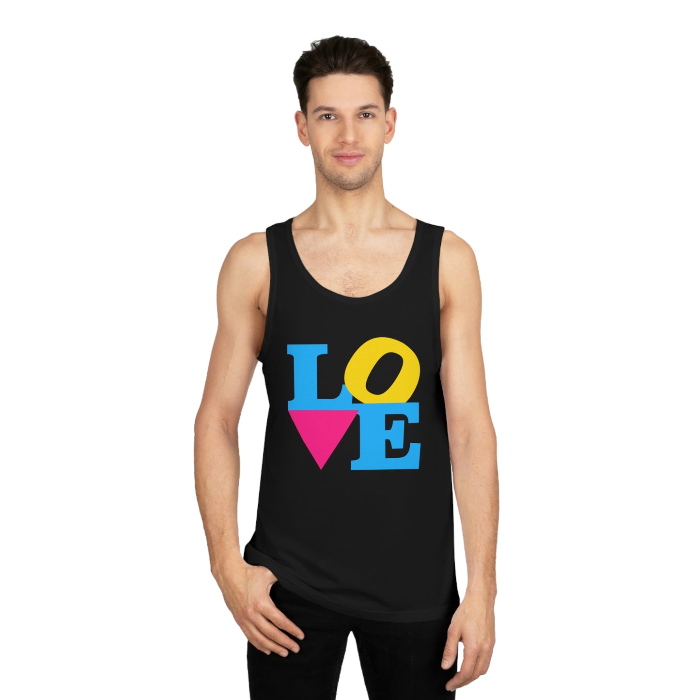 LOVE Tank Top - pansexual color deco