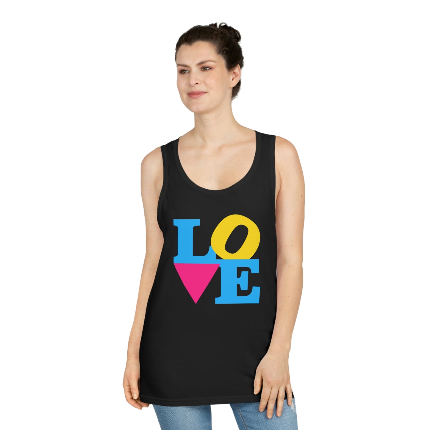 LOVE Tank Top - pansexual color deco